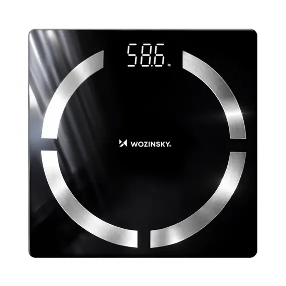 Wozinsky WIWL-30 Smart Bluetooth Bathroom Scale - Black