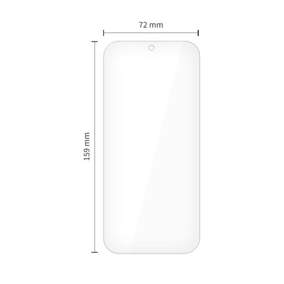 Tech-Protect Glass Fit+ 2-pack tempered glass for Google Pixel 9 Pro XL / 10 Pro XL - transparent