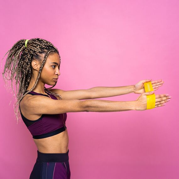 Mini resistance bands Wozinsky WGO-5 activation bands made of latex - 5 pcs.