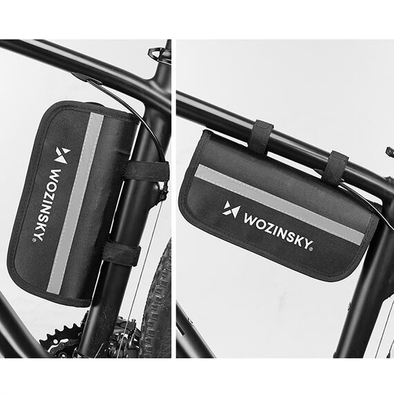 Wozinsky WMZ-01N tool kit, 16-in-1 bicycle multitool, pump, wrenches, inner tube kit - black