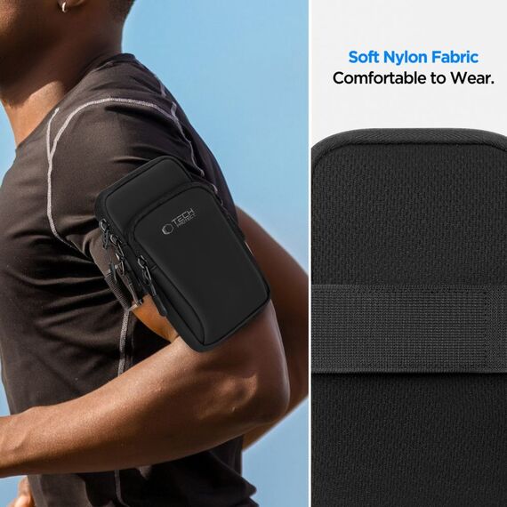 Tech-Protect M7 Universal Sport Armband Case - Black