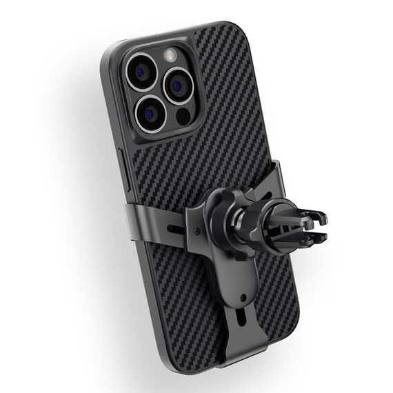 Dudao gravity car phone holder for air vent black (F7s)