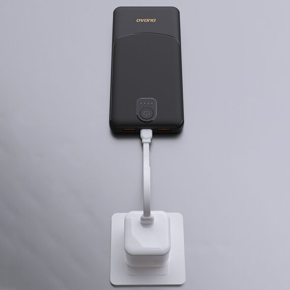 Powerbank Dudao K10 10000mAh 2.4A 2 x USB-A - white