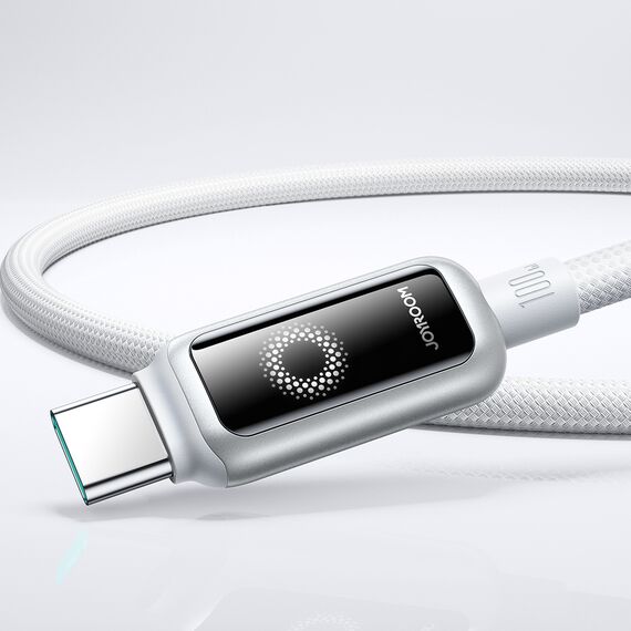 Joyroom S-A55 StarFlight 100W USB-C - USB-C Cable 1.2m - White