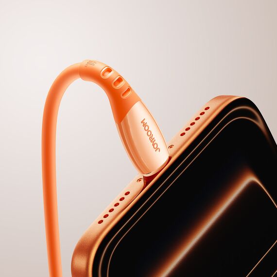 Joyroom S-A59 Vibrant Series 60W USB-C - USB-C Cable 1.2m - Orange