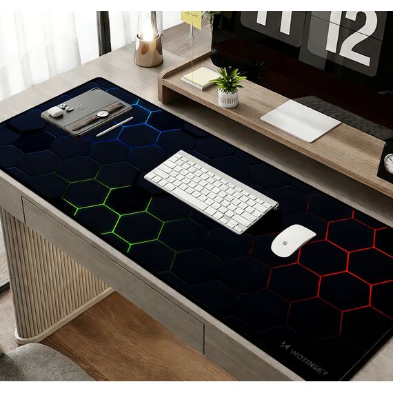 Wozinsky WPD-B800 Gaming Desk Pad 800x300mm Waterproof with Pattern - Black