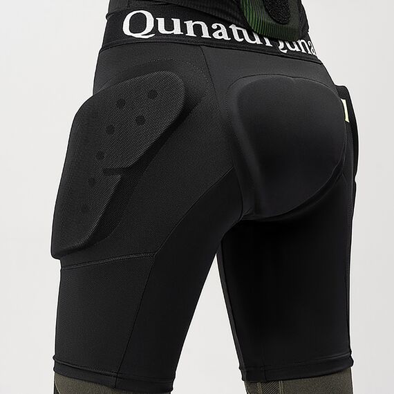 Qunature Ski Hip Protectors - Basic XL Skis Snowboard Skates - Black