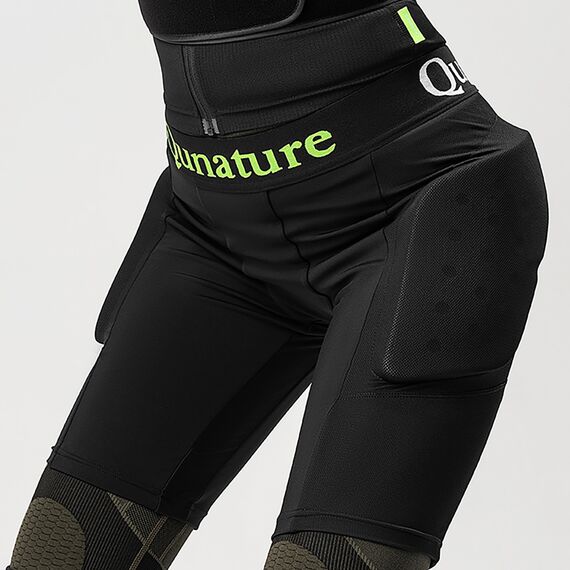 Qunature Ski Hip Protectors - Basic XL Skis Snowboard Skates - Black