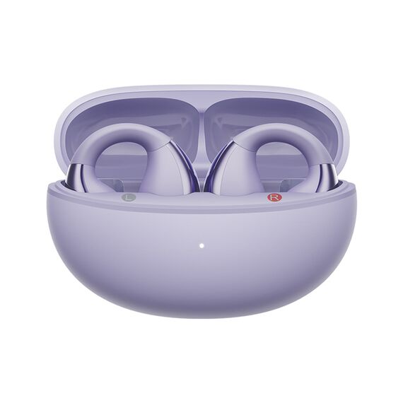 OWS QCY Crossky C30 Earphones with Clip IPX4 Bluetooth 5.4 - Purple