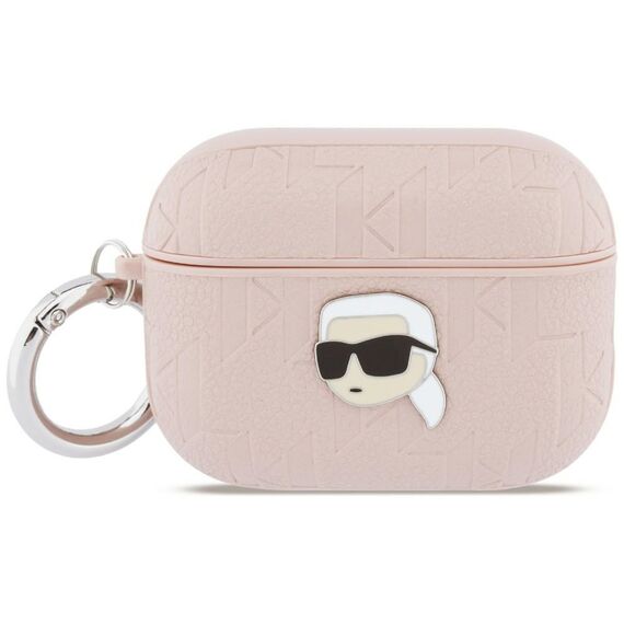 Karl Lagerfeld Monogram Karl Head Case for AirPods Pro 3 - Pink