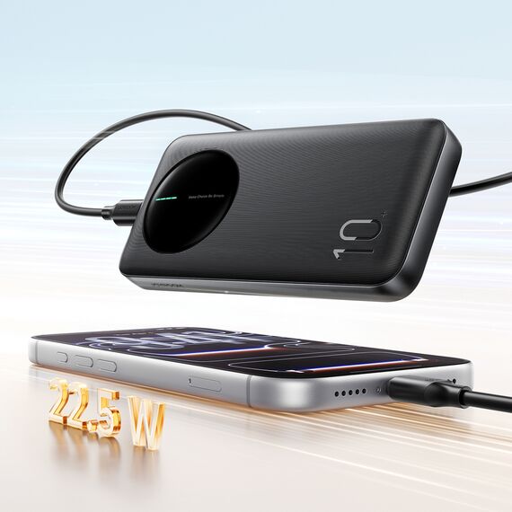 Joyroom JR-PBF12 Pro Powerbank 22.5W 10000mAh with Digital Display 2x USB-A 1x USB-C - Black