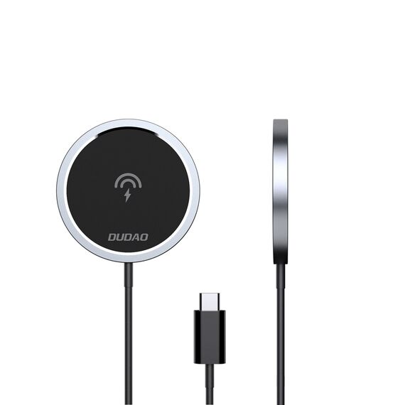 Dudao A12XS 15W MagSafe Compatible Wireless Charger - Black