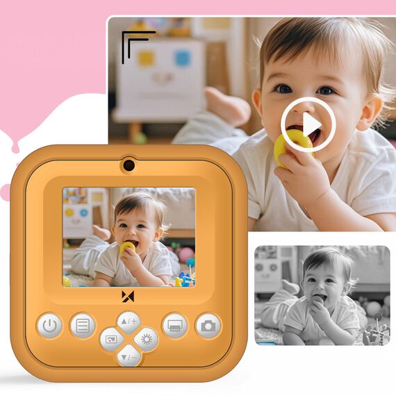 Wozinsky WDT-05 Thermal Printer Camera for Kids - Orange