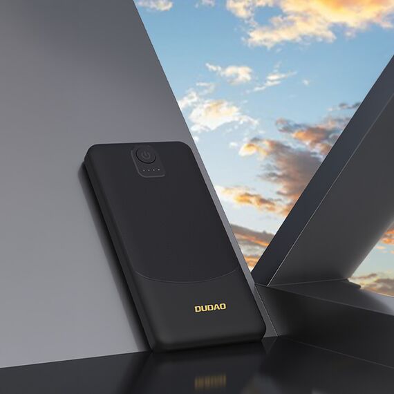 Dudao K10Pro Power Bank 2.4A 20000mAh 2 x USB-A - Black