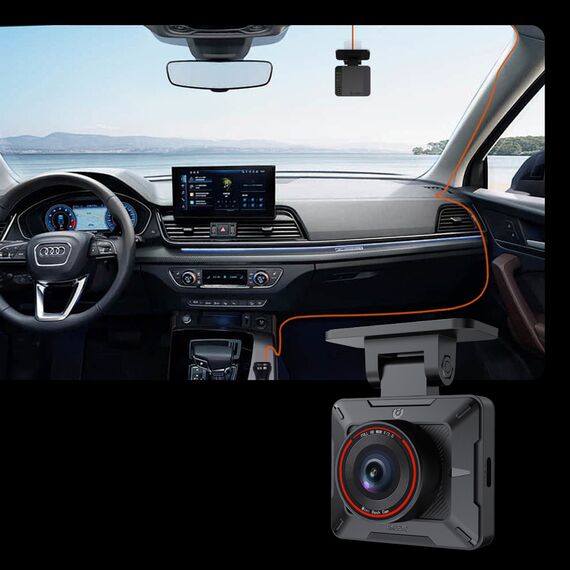 AKEEYO P1 car camera video recorder FullHD 30fps - black