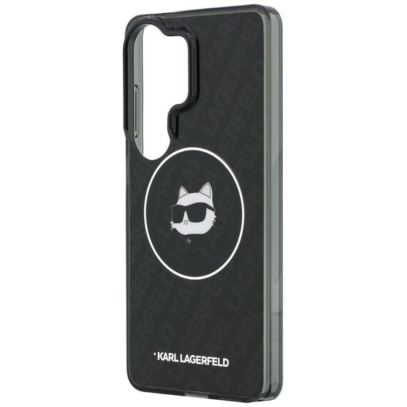 Karl Lagerfeld IML Repeated Choupette MagSafe Case for Samsung Galaxy S26 Ultra - Black