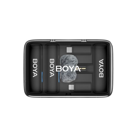 BOYA BOYALINK V2.0 Wireless Microphones 2.4GHZ USB-C - Black