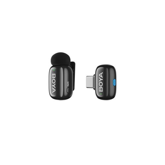 BOYA mini 2-01 wireless microphones 2.4GHz USB-C - black