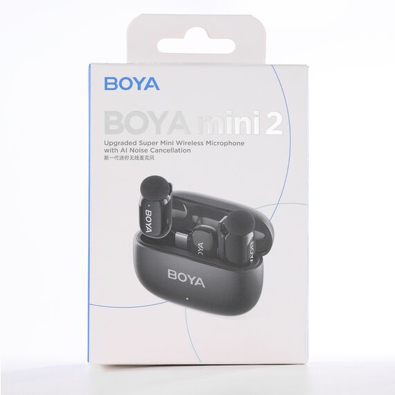 BOYA mini 2-01 wireless microphones 2.4GHz USB-C - black