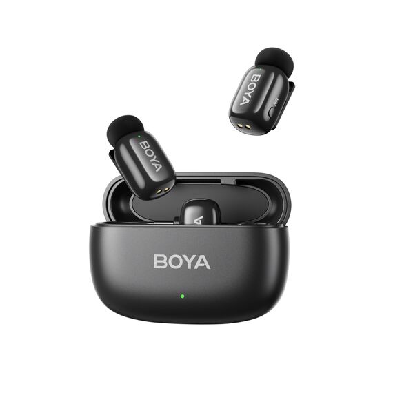 BOYA mini 2-01 wireless microphones 2.4GHz USB-C - black