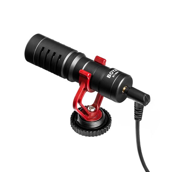 BOYA BY-MM1 Wired Directional Microphone - Black