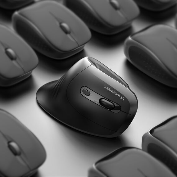 Wozinsky WWM-1076 Wireless Vertical Ergonomic Mouse 3600 DPI - Black
