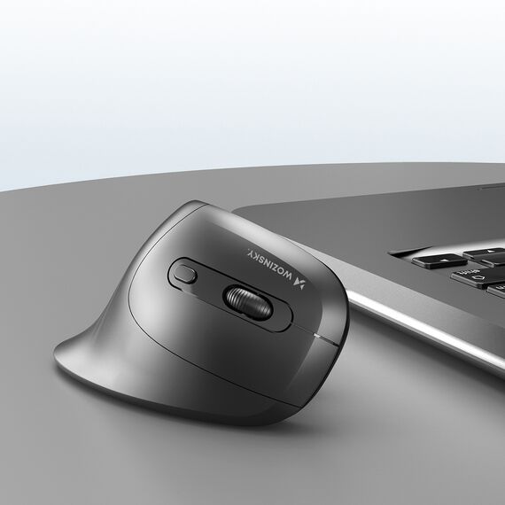 Wozinsky WWM-1076 Wireless Vertical Ergonomic Mouse 3600 DPI - Black