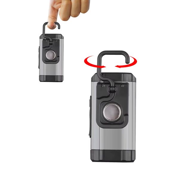 Wozinsky WLR-15W Work Lamp 15W 1500lm CREE LEDs IPX6 with Power Bank Function - Gray