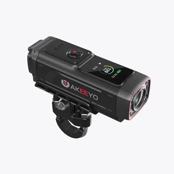 AKEEYO 730Pro 4K Handlebar Video Recorder Sports Camera for Bikes and Motorcycles - Black