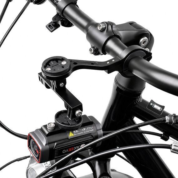 AKEEYO Camera Mount with Headlight - Black