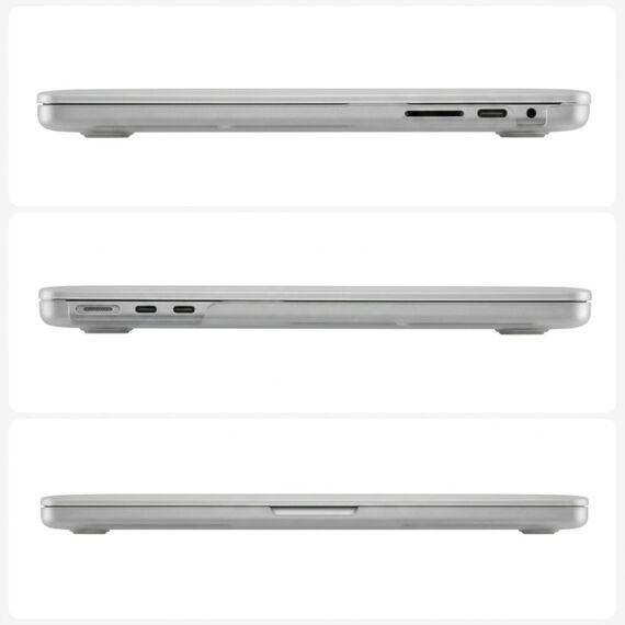Tech-Protect Softshell Case for MacBook Neo 13 2026 - Transparent Matte