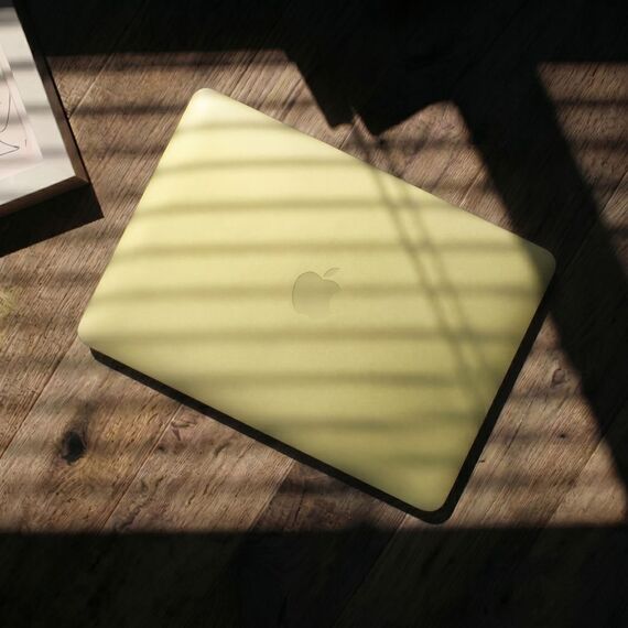 Tech-Protect Softshell case for MacBook Neo 13 2026 - matte yellow