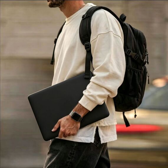 Tech-Protect Softshell case for MacBook Pro 16" 2021 / 2023 / 2024 / 2025 / 2026 - matte black