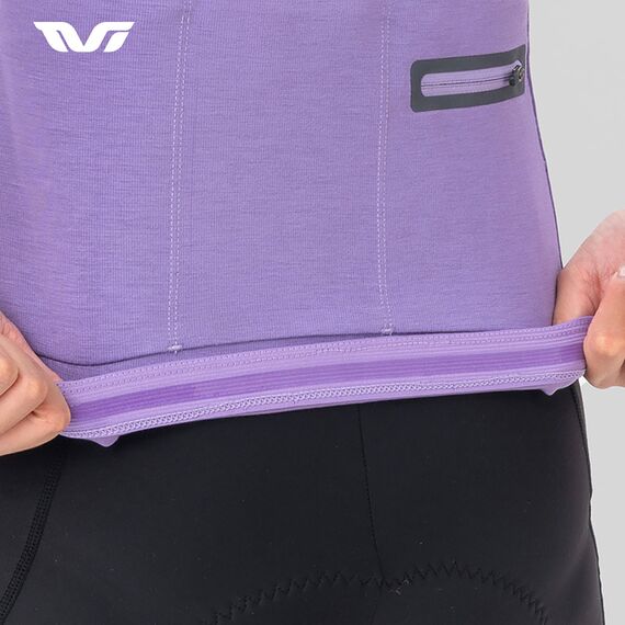 Rockbros YPW065 TVI Women's Long Sleeve Cycling Jersey Fall/Winter L - Purple