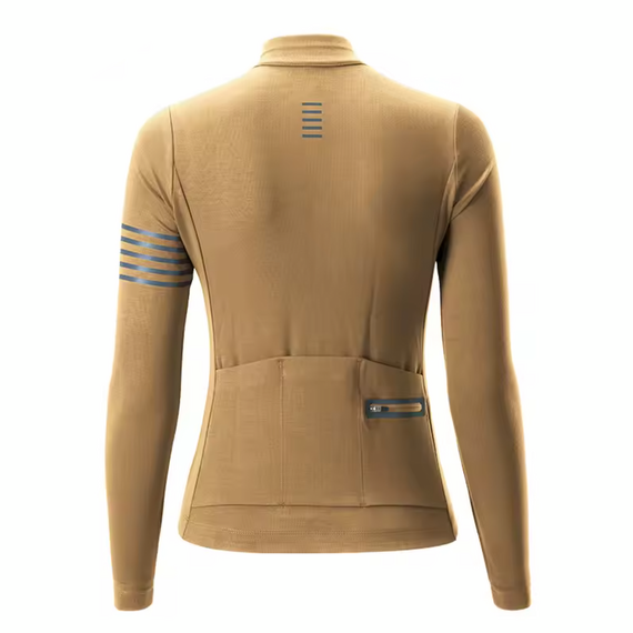 Rockbros YPW065 TVI Women's Long Sleeve Cycling Jersey Fall/Winter M - Yellow