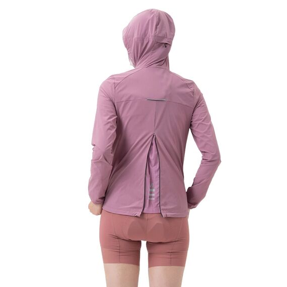 Rockbros YPW079 TVI Women's Cycling Jacket with Hood Size S - Pink