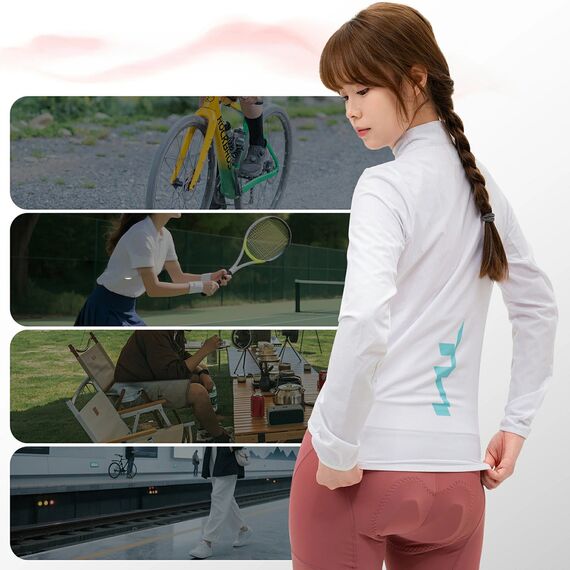 Rockbros YPW069 TVI S Women's Cycling Jacket - White