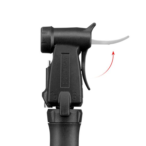 ROCKBROS TM-1701P 80 PSI Mini Bicycle Pump for Presta and Schrader Valves - Black
