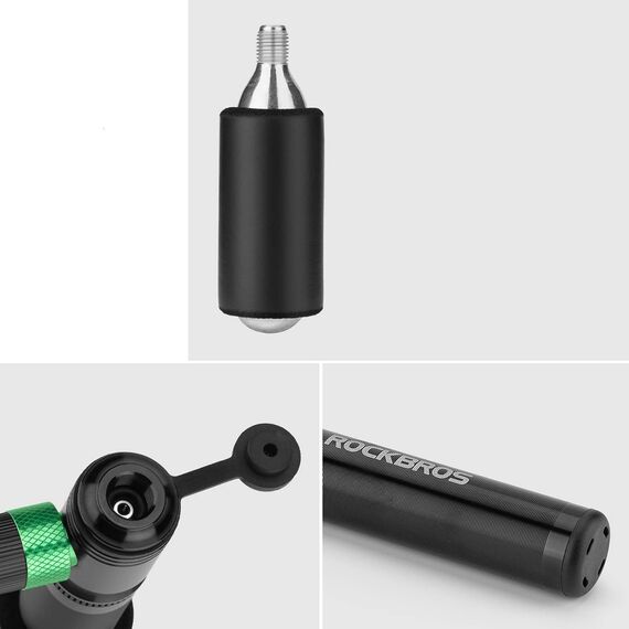 Rockbros HQ-75D-CO2 Manual/Aluminum CO2 Pump - Black