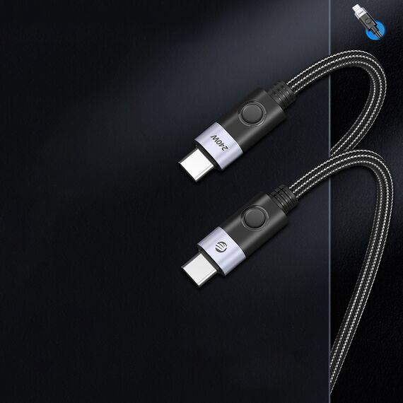 Orico CC240 USB-C to USB-C Cable 240W USB4 40Gb/s 8K 60Hz 0.5m - Black