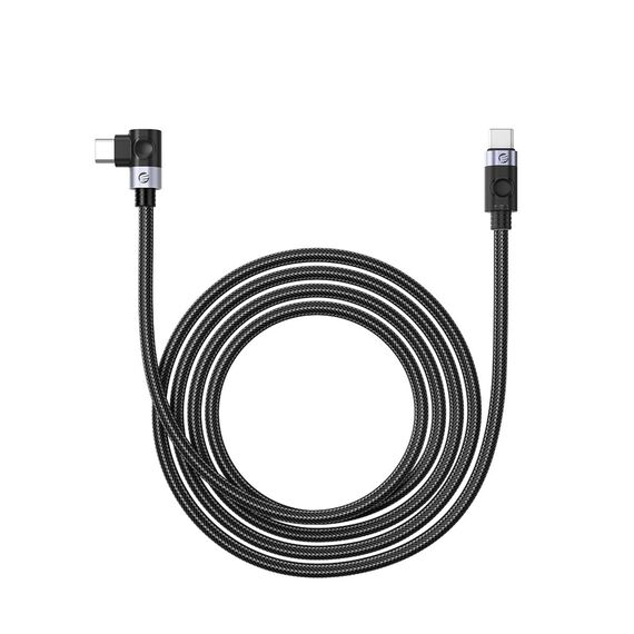 Orico C2CWT USB-C to USB-C PD Angled Cable 100W 20Gbps 4K 60Hz 2m - Black