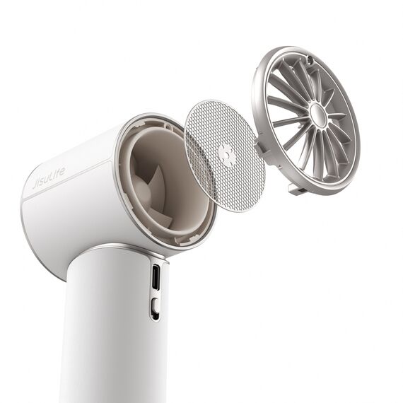 Jisulife Handheld Fan Pro1 Mini 4250mAh USB-C Portable Fan Blower - White