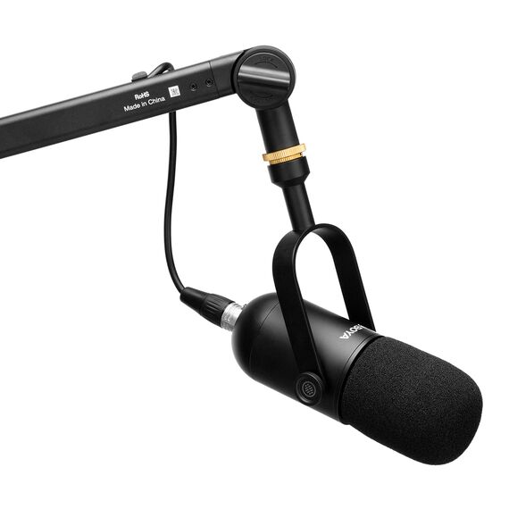 BOYA BY-DM500 Cardioid XLR Dynamic Microphone for Podcasts - Black