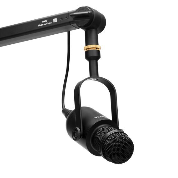 BOYA BY-DM500 Cardioid XLR Dynamic Microphone for Podcasts - Black