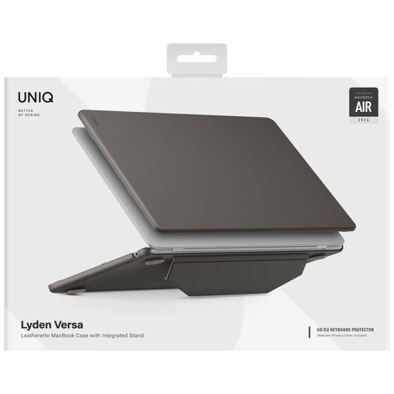 Uniq Lyden Versa Case for MacBook Air 13" 2022 / 2024 / 2025 / 2026 - Gray
