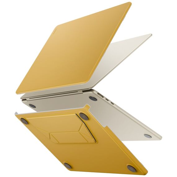 Etui UNIQ Lyden Versa na MacBook Air 13" 2022 / 2024 / 2025 / 2026 - żółte
