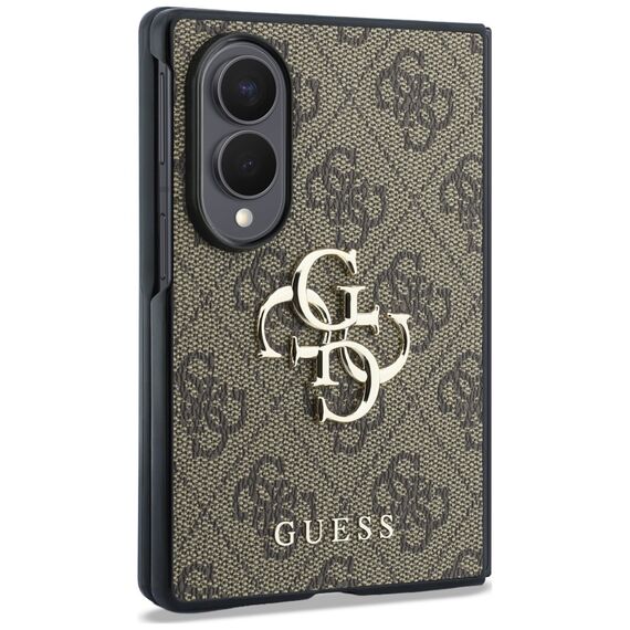 Etui Guess Big 4G Logo na Samsung Galaxy Z Fold 8 - brązowe