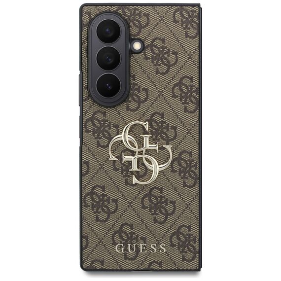 Etui Guess Big 4G Logo na Samsung Galaxy Z Fold 8 Ultra - brązowe