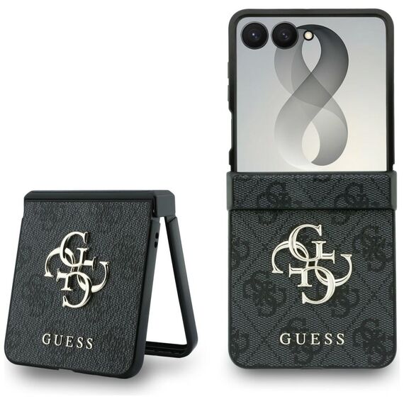 Etui Guess Big 4G Logo na Samsung Galaxy Z Flip 8 - czarne