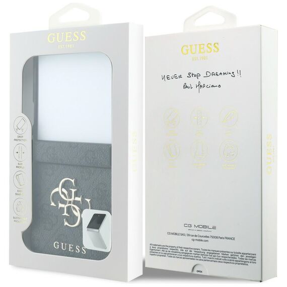 Etui Guess Big 4G Logo na Samsung Galaxy Z Flip 8 - czarne